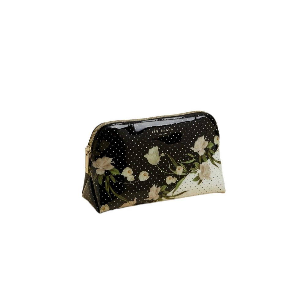 Ted Baker London Cordell Elderflower Floral Polka Dot Makeup Small Bag Pouch $49